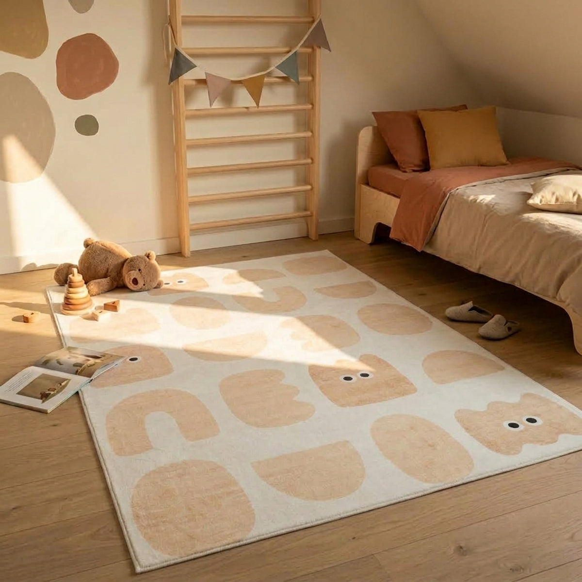 Teppich fürs Kinderzimmer - Pip Shapes Beige