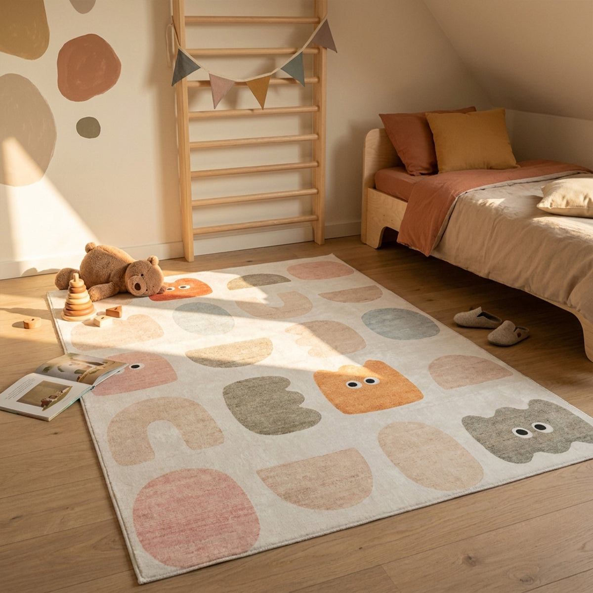 Teppich fürs Kinderzimmer - Pip Shapes Mehrfarbig