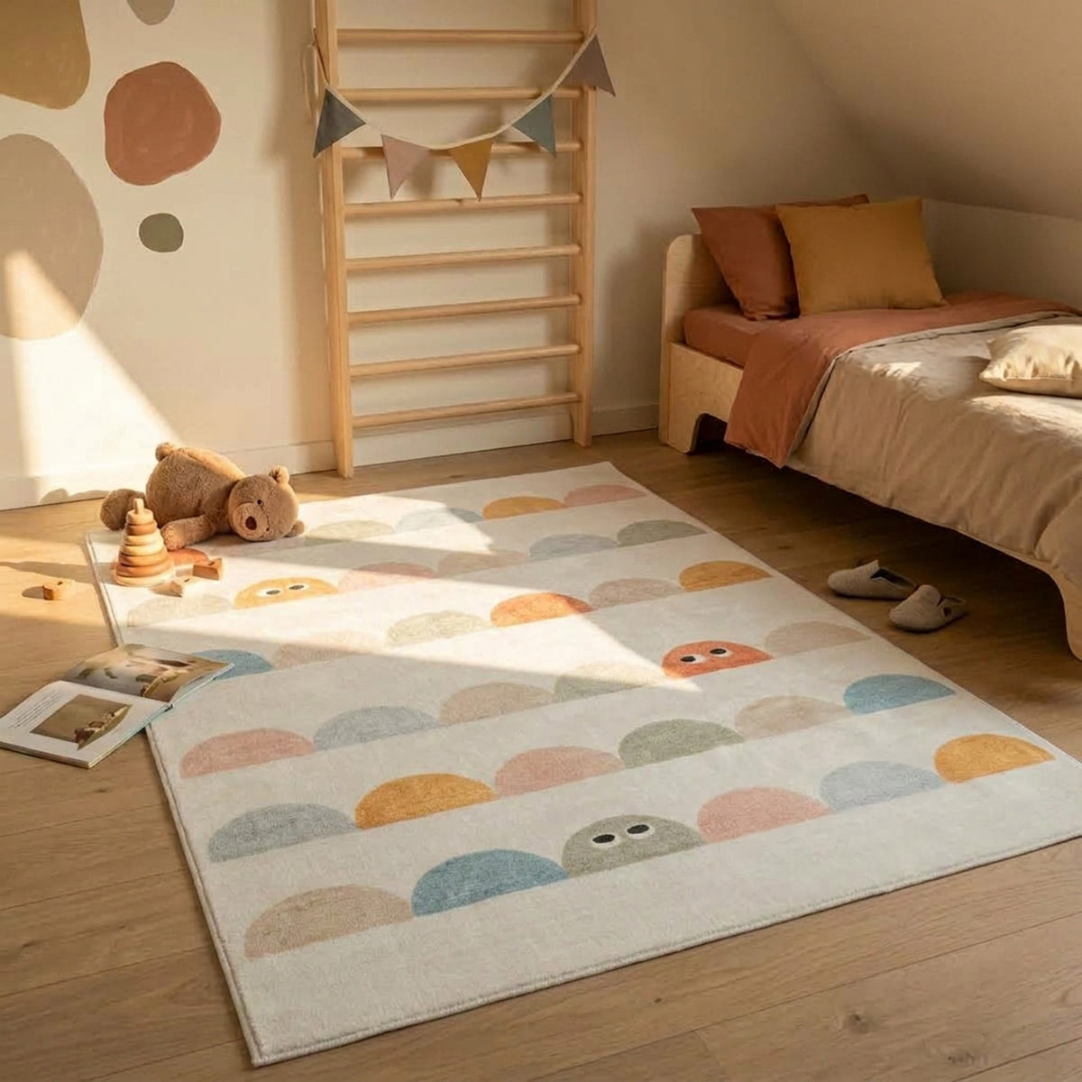 Teppich fürs Kinderzimmer - Pip Stripes Mehrfarbig