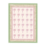 Outdoor Rug - Oasis Palm Pink/Green