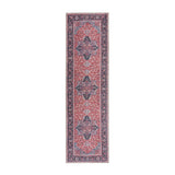 Washable Runner - Reido Traditional Red