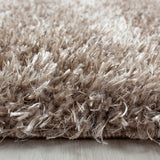 Round High Pile Rug - Blushy Taupe