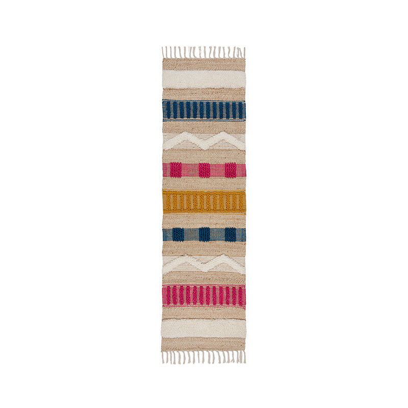 Jute runner - Jubio Medina Multicolor