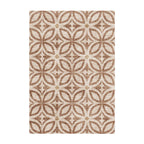 Geometrischer Outdoor Teppich - Mosaic Petal Terrakotta