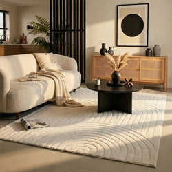 Japandi Teppich - Yori Arches Creme