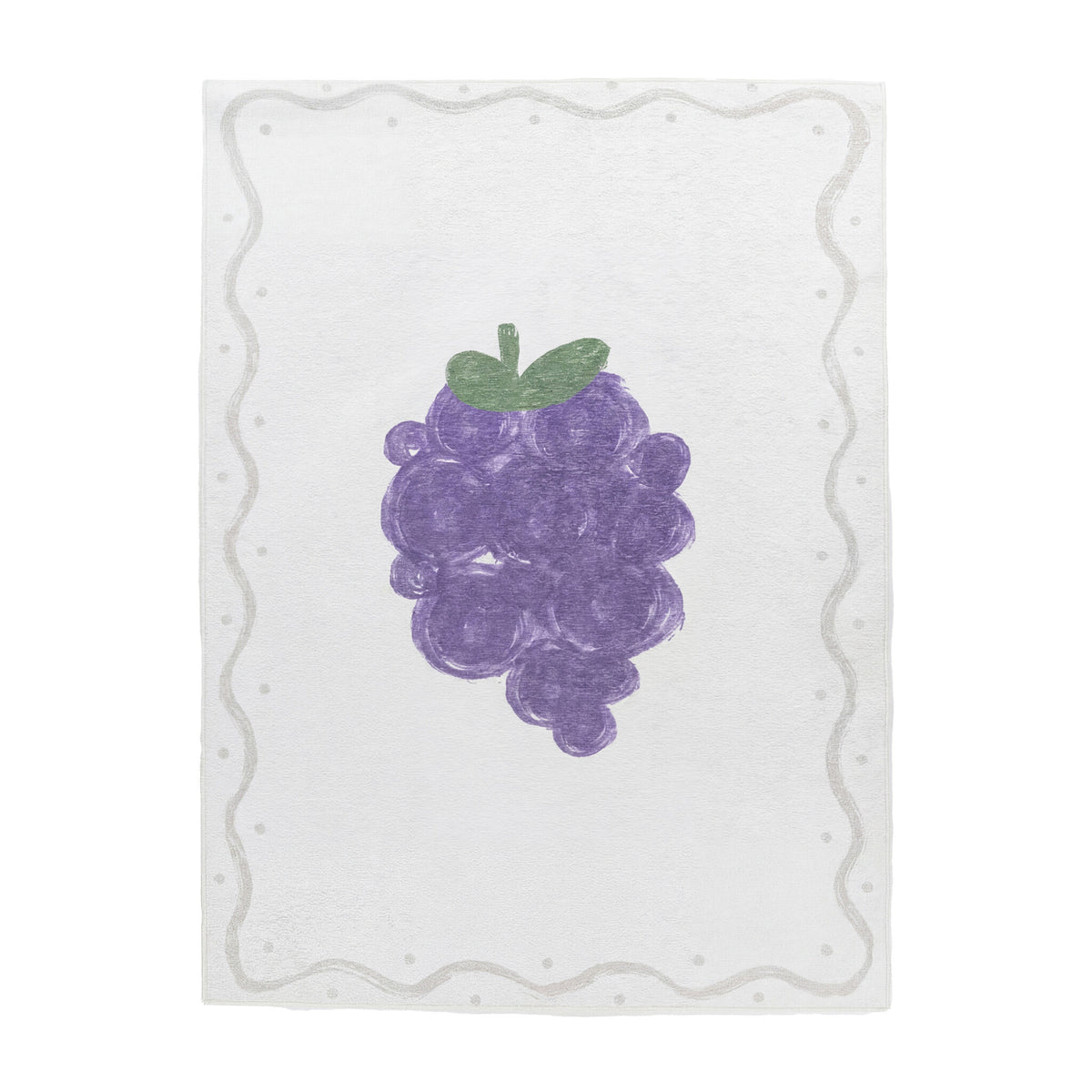 Waschbarer Kinderteppich - Mick Druif Purple