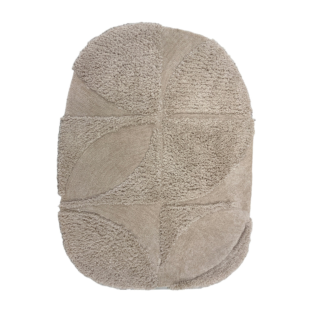 Organischer Teppich - Odette Curves Taupe