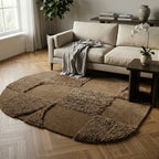 Organischer Teppich - Odette Shapes Braun