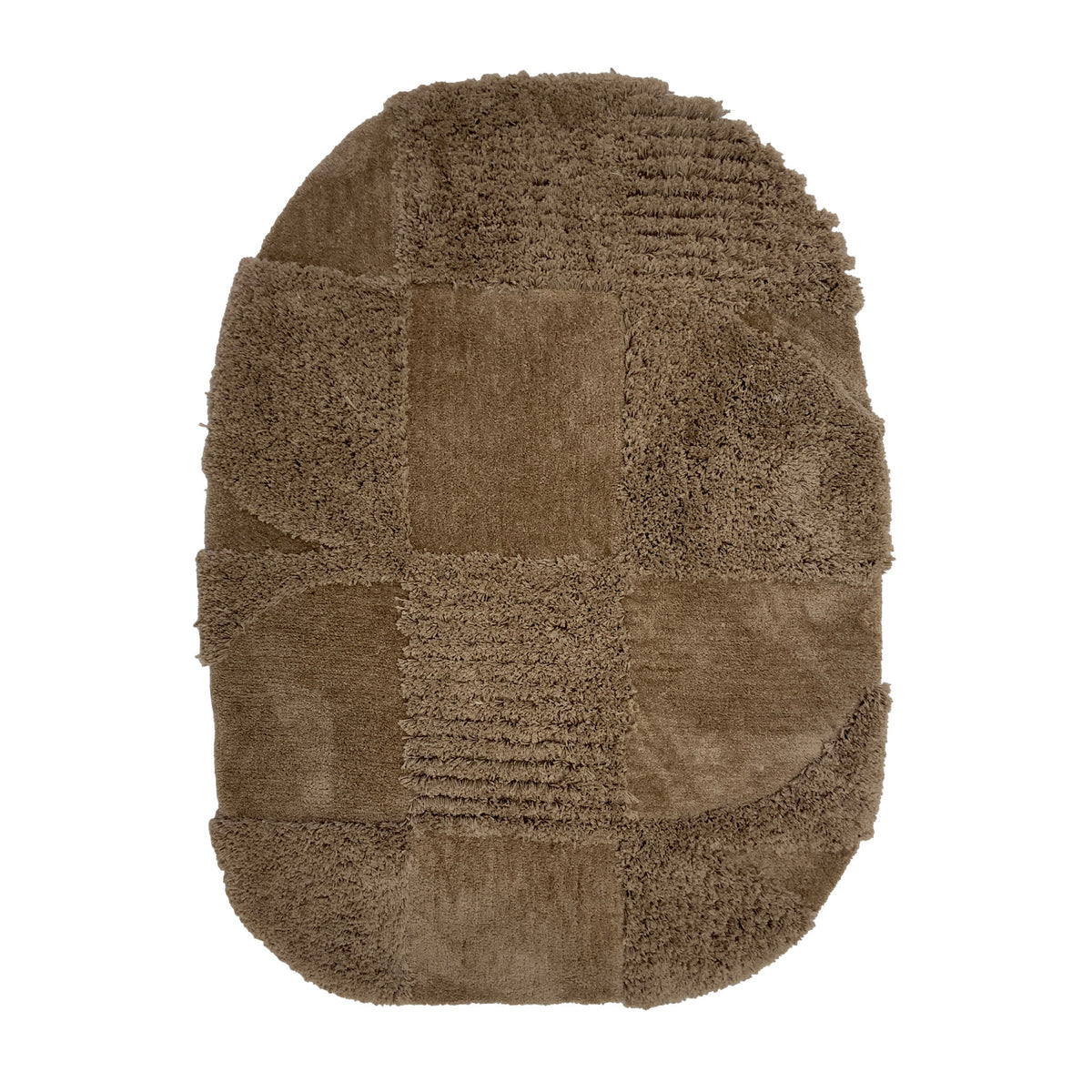 Organischer Teppich - Odette Shapes Braun