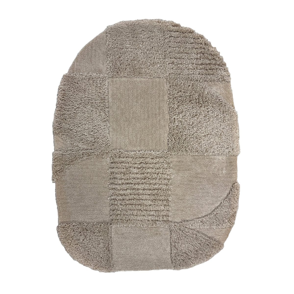 Organischer Teppich - Odette Shapes Taupe