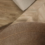Organischer Teppich - Isara Border Brown