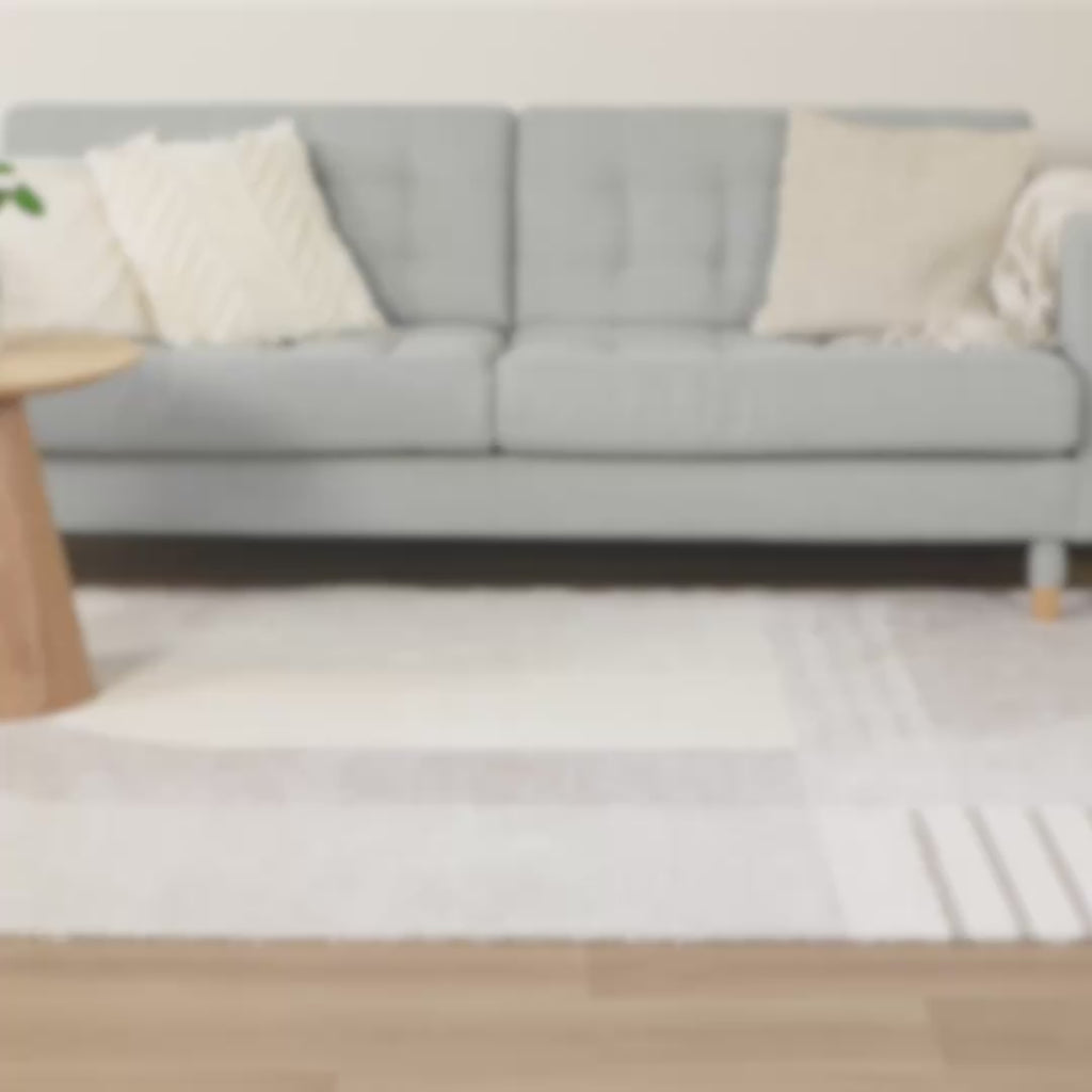 Hochflor Teppich - Serene Shapes Creme