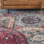 Teppich Vintage Rund - Imagine Oriental Grün