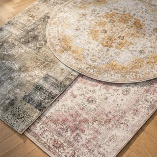 Teppich Vintage - Lago Rot Rosa