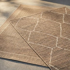 Jute Outdoor Rug - Fora Edge Natural