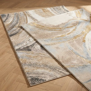 Teppich Modern - Leonore Noce Creme Braun