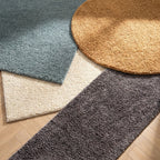 High Pile Rug - Solid Red