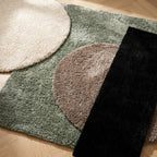 Shaggy Teppich Oval - Blaze Beige Grau