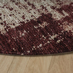 Runder abstrakter Teppich - Rusty Multicolour