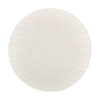 Hochflor Teppich Rund - Carvy Arches Creme