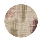 Runder abstrakter Teppich - Rusty Multicolour