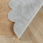 Waschbarer Teppich Rund - Puck Braun