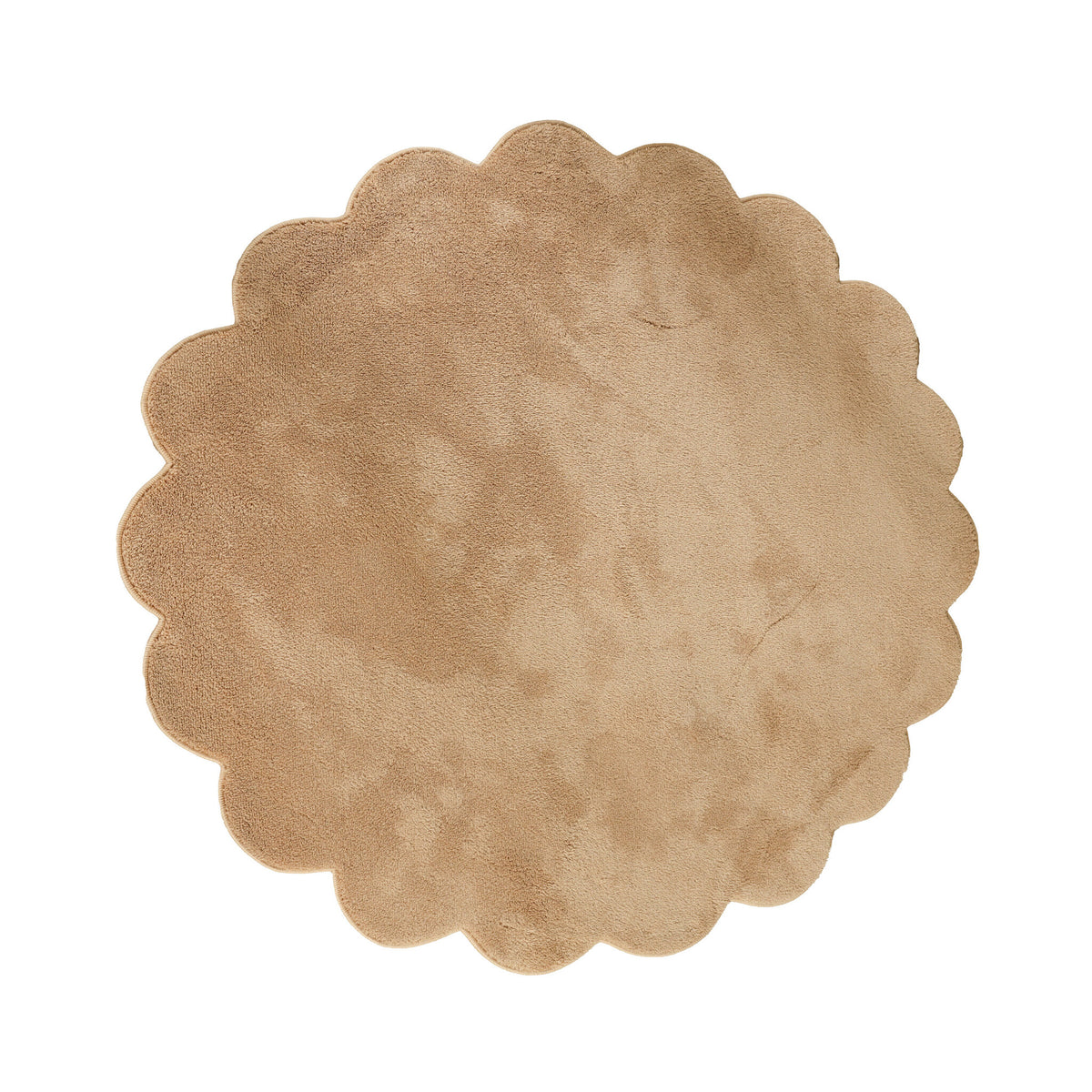 Waschbarer Teppich Rund - Puck Braun