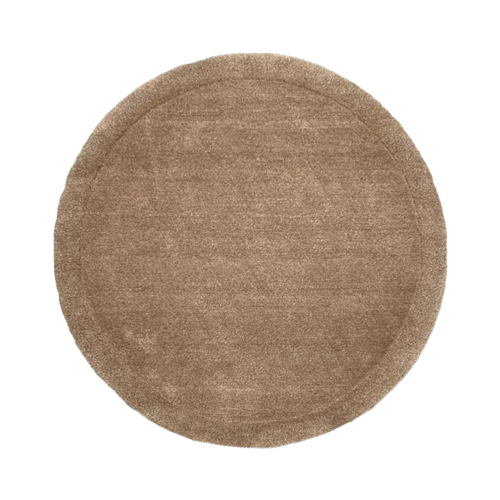 Runder Teppich - Isara Border Brown