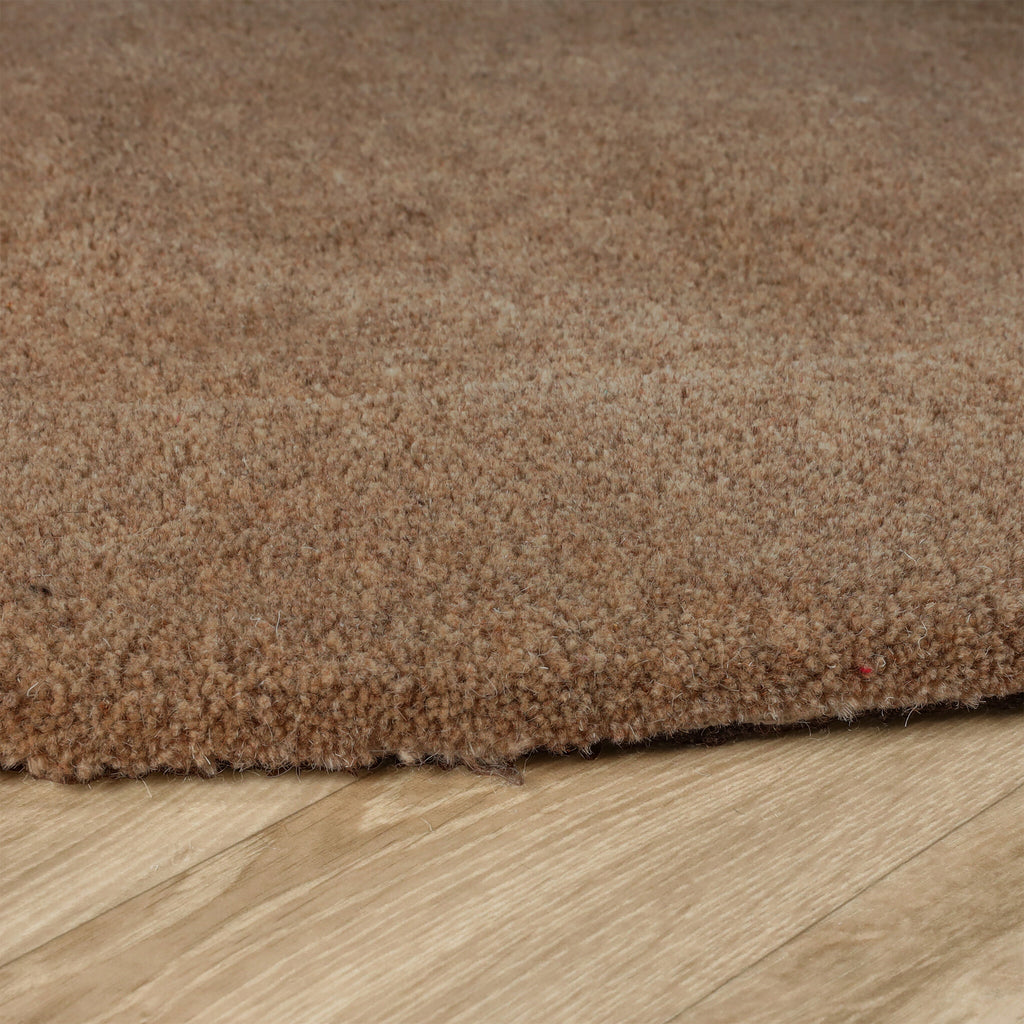 Runder Teppich - Isara Border Brown