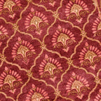 Vintage rug - Sage Grid Red