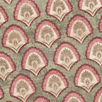 Vintage-Teppich - Sage Pattern Green