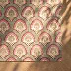 Vintage-Teppich - Sage Pattern Green
