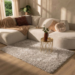 Shaggy Teppich - Blaze Beige Grau