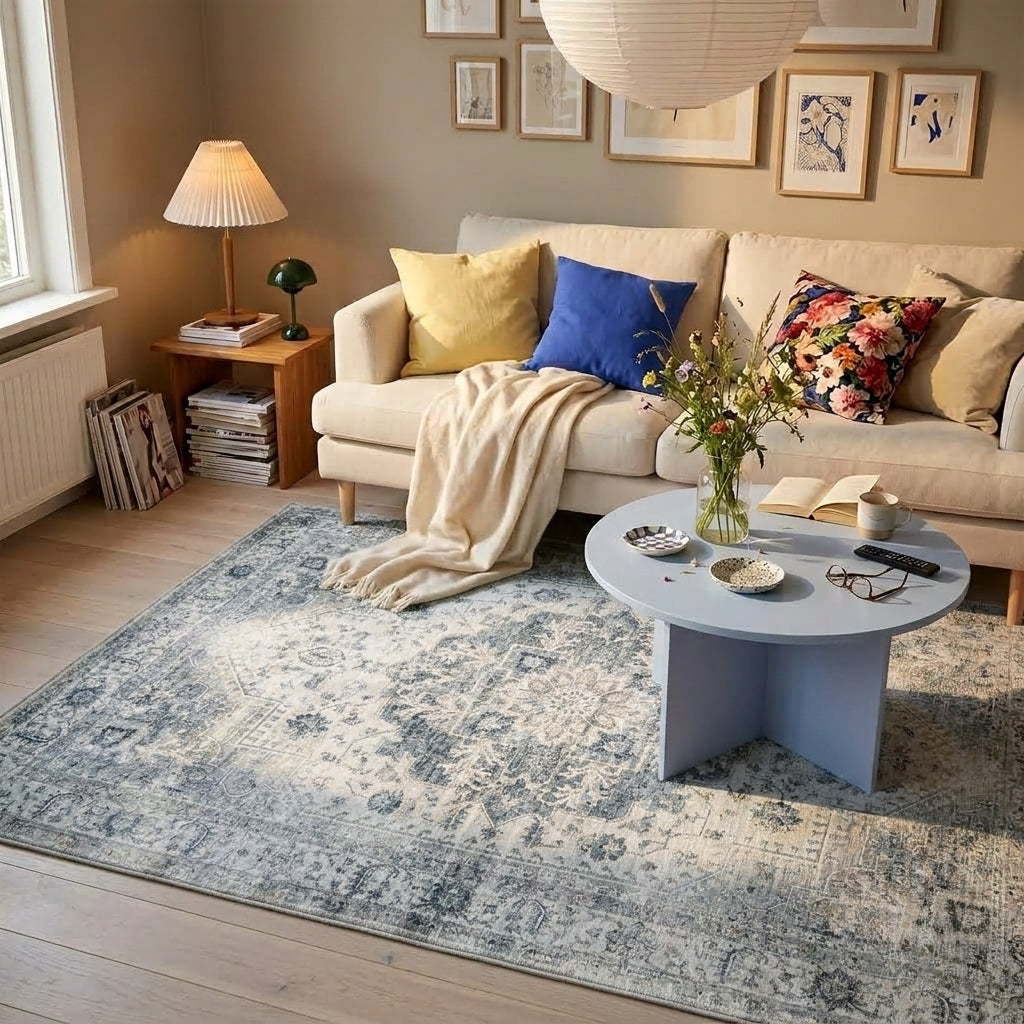 Teppich Vintage - Lago Grau