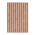 Waschbarer Kinderteppich - Billy Dots Terrakotta