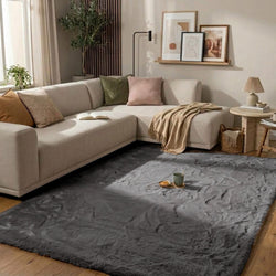 Hochflor Teppich - Comfy Supreme Anthrazit