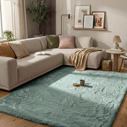 Hochflor Teppich - Comfy Supreme Türkis