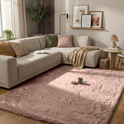 Hochflor Teppich - Comfy Supreme Rosa